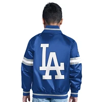 Youth Starter  Royal Los Angeles Dodgers Scrimmage Full-Snap Varsity Jacket