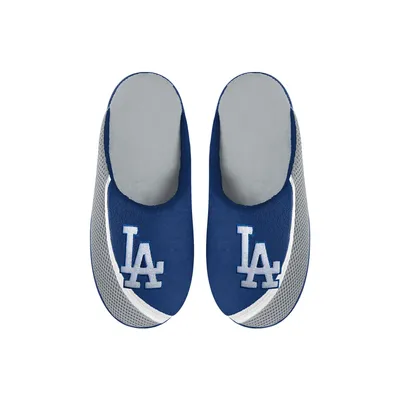 Los Angeles Dodgers FOCO Youth Big Logo Color Edge Slippers