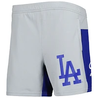 Short extensible 7e manche des Dodgers de Los Angeles gris pour jeune