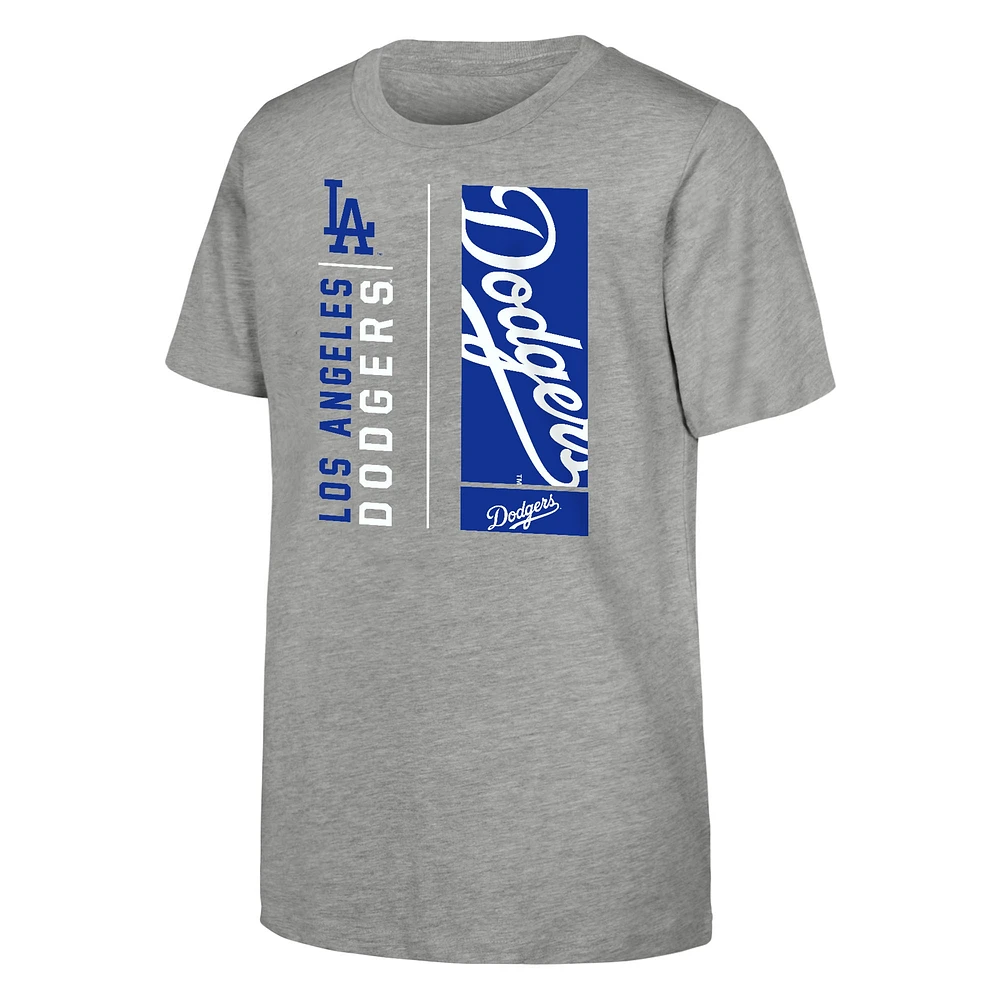 Youth  Heather Gray Los Angeles Dodgers The MVP T-Shirt