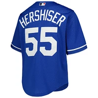 Youth Mitchell & Ness Orel Hershiser Royal Los Angeles Dodgers Cooperstown Collection Mesh Batting Practice Jersey