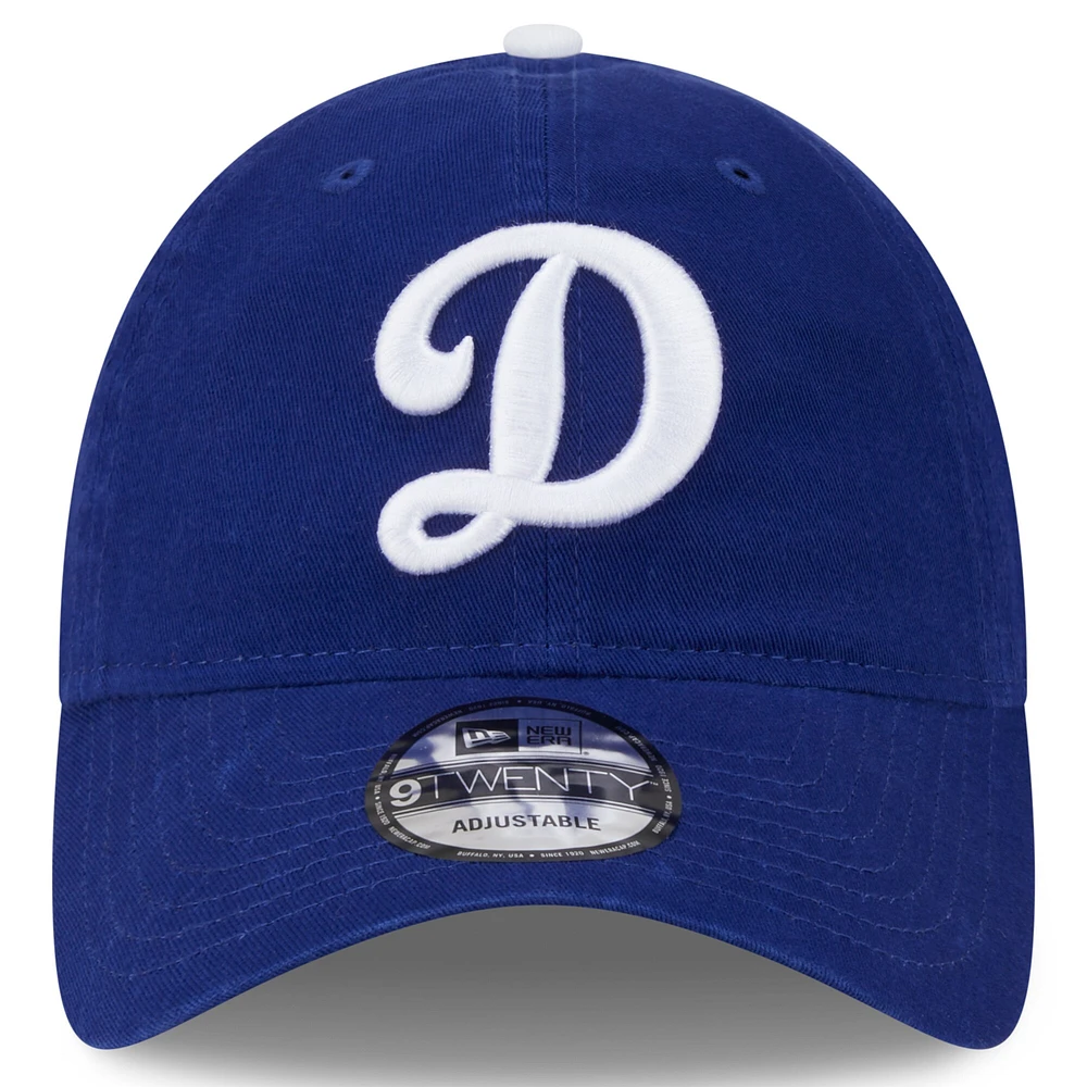 Youth New Era  Royal Los Angeles Dodgers 2025 Batting Practice 9TWENTY Adjustable Hat
