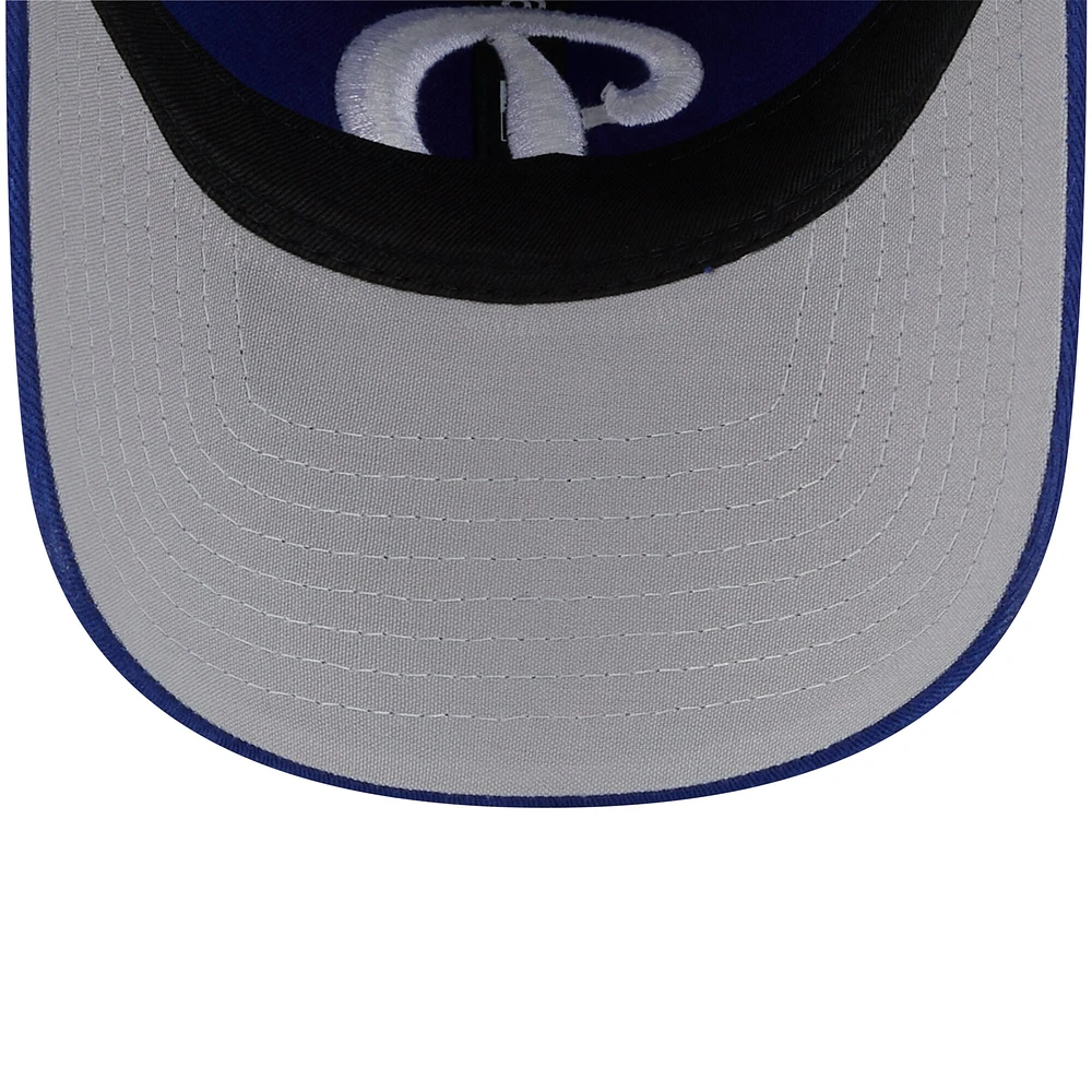 Youth New Era  Royal Los Angeles Dodgers 2025 Batting Practice 9TWENTY Adjustable Hat