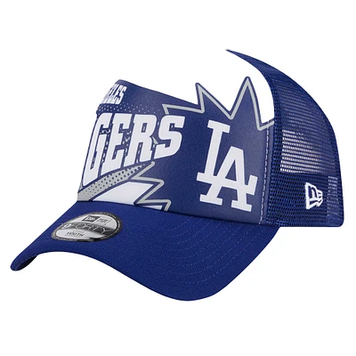 Casquette réglable New Era Royal Los Angeles Dodgers Bloom 9FORTY pour jeune