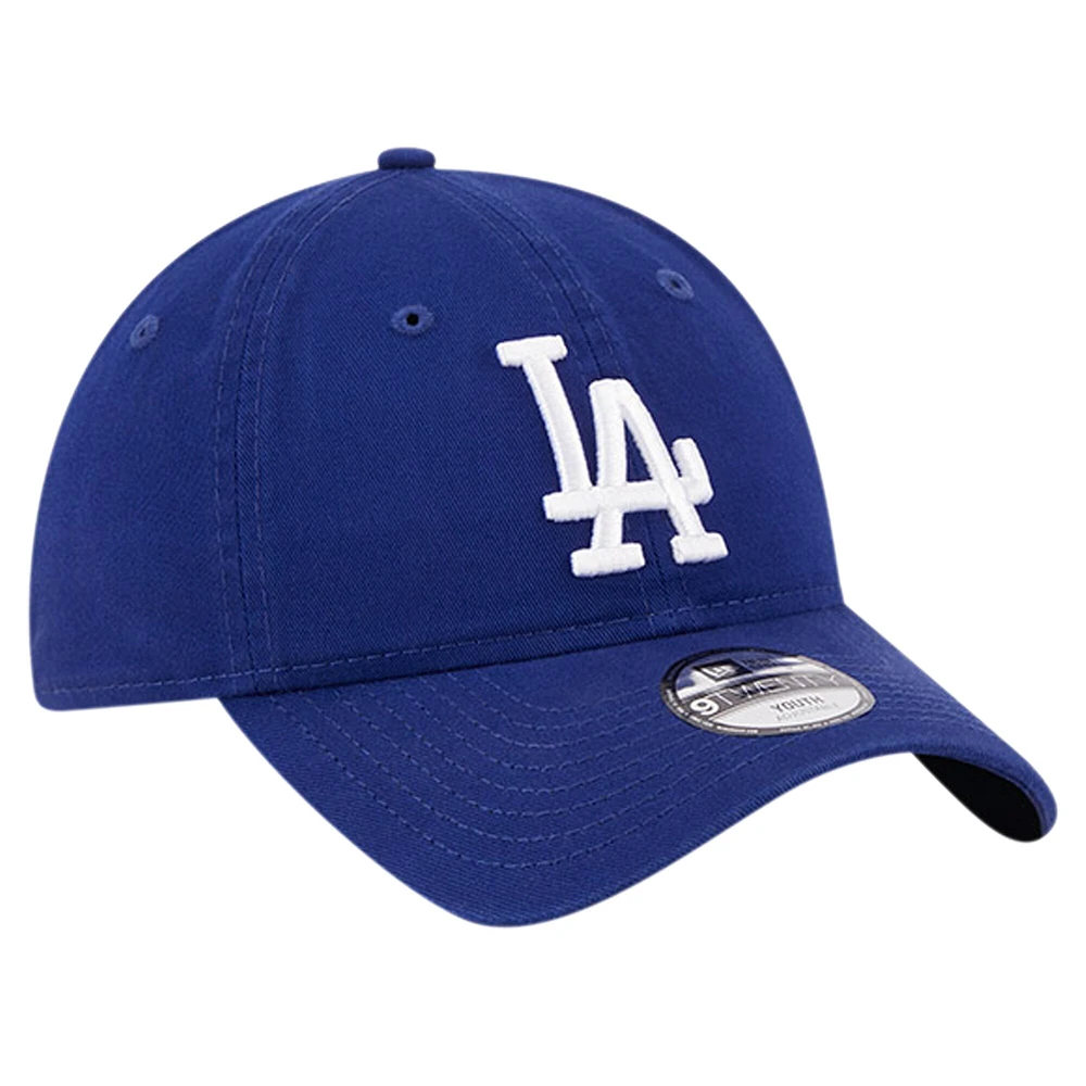 Casquette réglable 9TWENTY couleur équipe Royal Los Angeles Dodgers New Era pour jeune