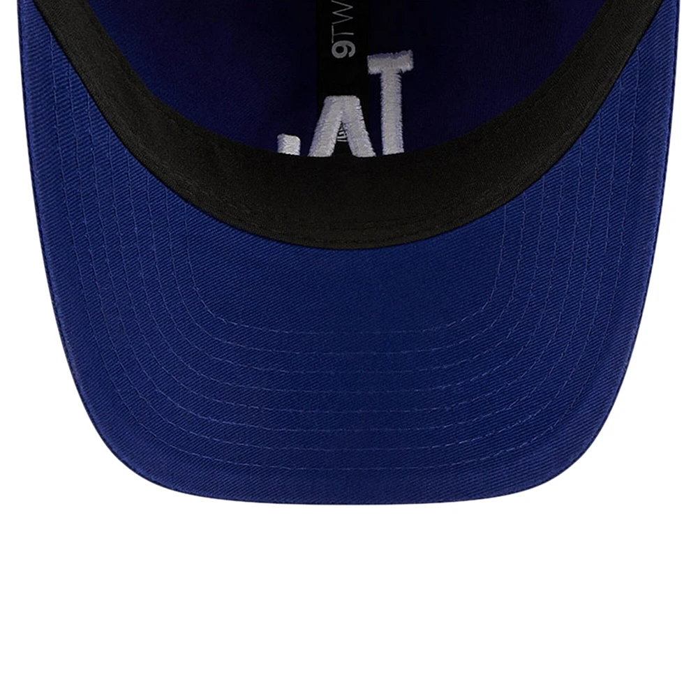 Casquette réglable 9TWENTY couleur équipe Royal Los Angeles Dodgers New Era pour jeune
