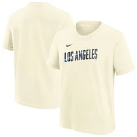 T-shirt Nike crème Los Angeles Dodgers City Connect pour jeune