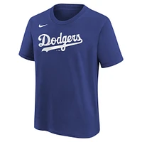 Youth Nike Freddie Freeman Royal Los Angeles Dodgers Home Player Name & Number T-Shirt