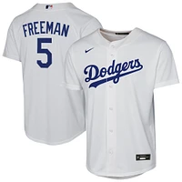 Youth Nike Freddie Freeman White Los Angeles Dodgers Home Replica Player Jersey