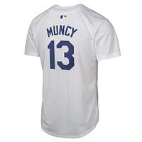 Maillot de jeu à domicile Nike Max Muncy pour jeunes des Los Angeles Dodgers Blanc