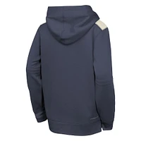 Youth Nike Navy Los Angeles Dodgers City Connect Authentic Collection Performance Pullover Hoodie