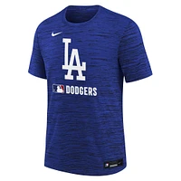 T-shirt Nike Royal Los Angeles Dodgers Authentic Collection Velocity Performance pour jeune
