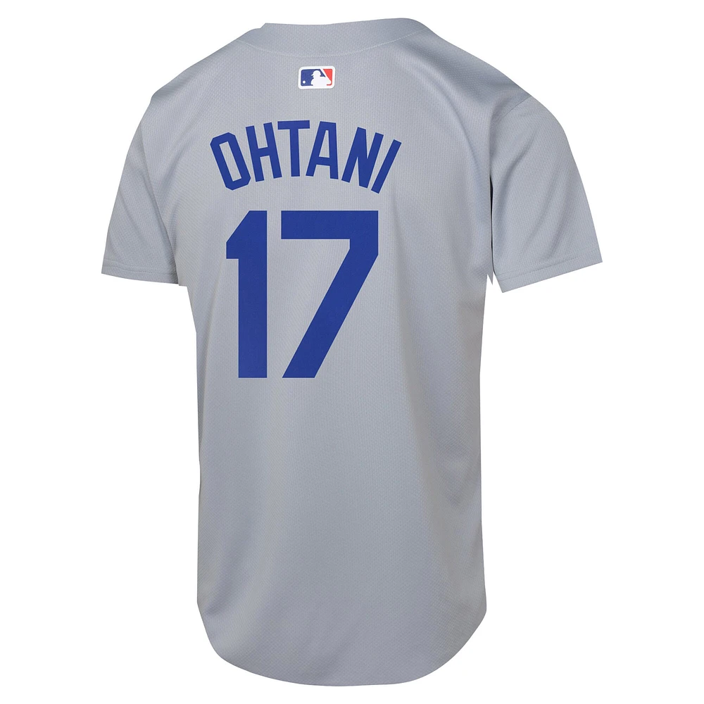Maillot Nike Shohei Ohtani pour jeune, gris, Los Angeles Dodgers, Alternate Limited Jersey