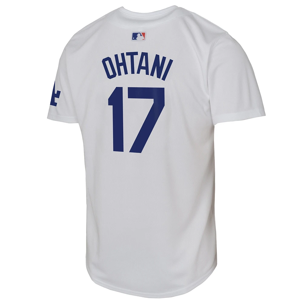 Maillot de joueur Nike Shohei Ohtani blanc Los Angeles Dodgers Home Limited pour jeune