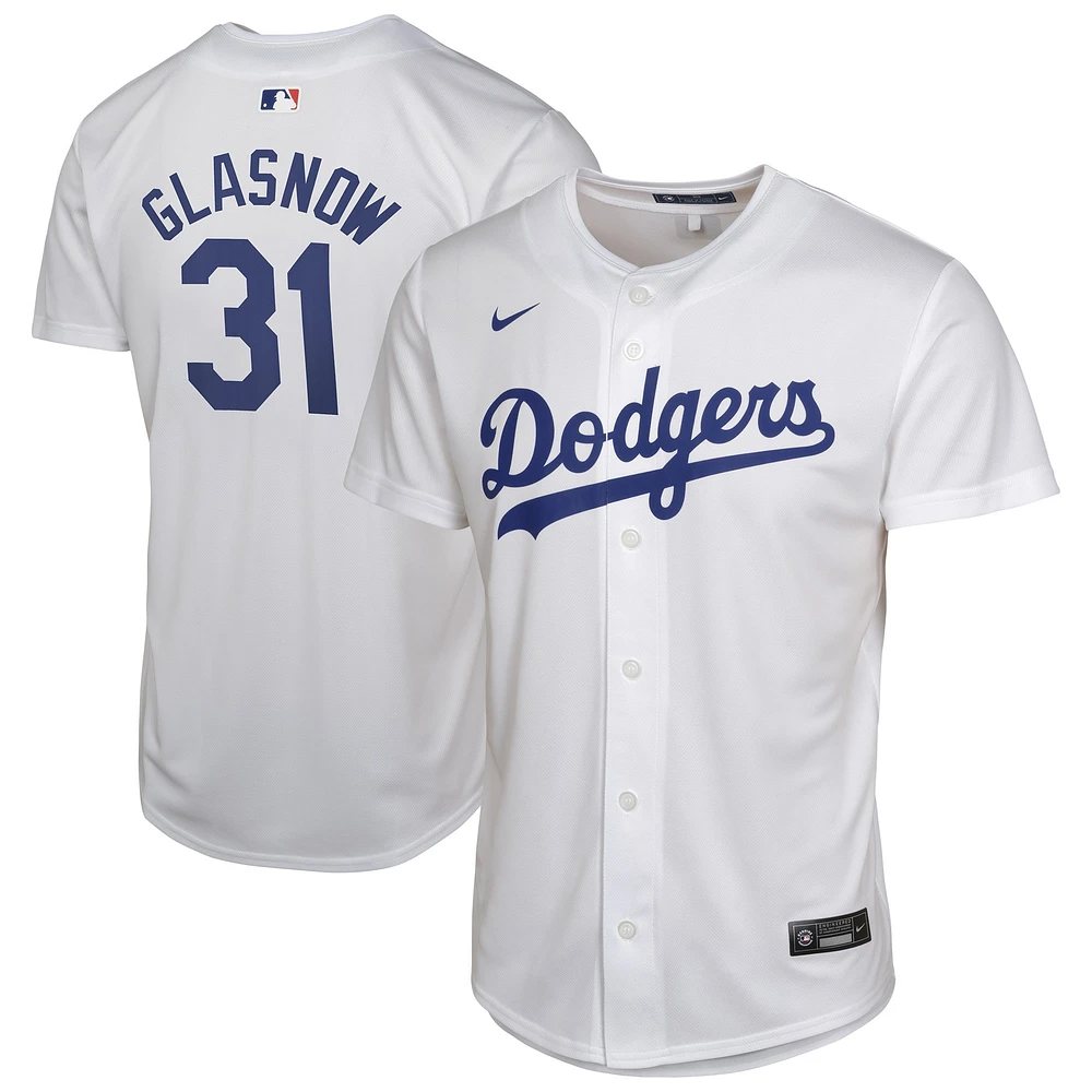 Youth Nike Tyler Glasnow White Los Angeles Dodgers Home Player Game Jersey