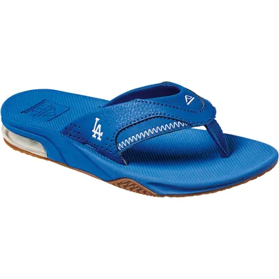 Los Angeles Dodgers REEF Youth Fanning Sandals
