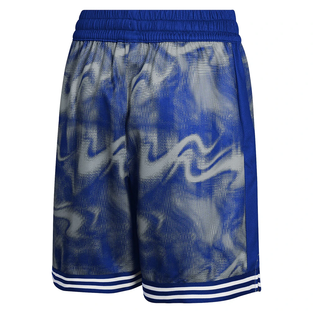 Short de voltigeur pour jeunes Los Angeles Dodgers bleu royal/gris