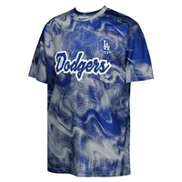 T-shirt pour jeunes frappeurs suppléants des Dodgers de Los Angeles, bleu royal/gris