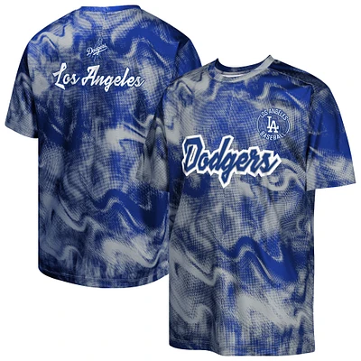 T-shirt pour jeunes frappeurs suppléants des Dodgers de Los Angeles, bleu royal/gris