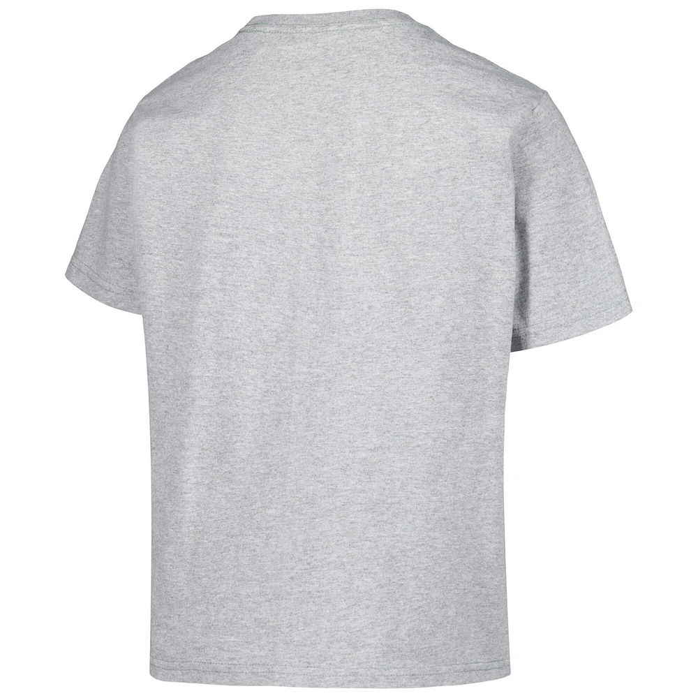 Youth Stitches Gray/Royal/Heather Gray Los Angeles Dodgers 3-Piece T-Shirt Combo Set