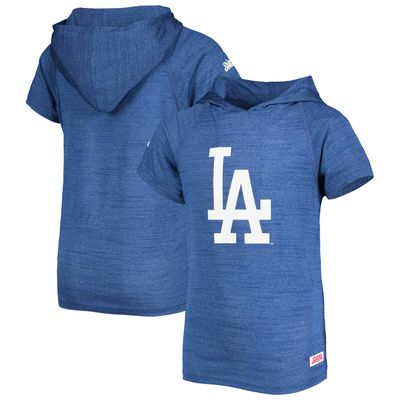 Men's Stitches Los Angeles Dodgers Black Raglan V-Neck Jersey Size: Small