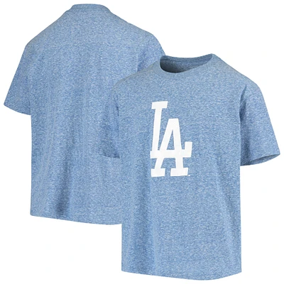 Youth Stitches Heathered Royal Los Angeles Dodgers Snow T-Shirt