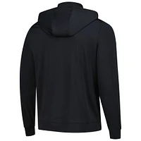 Men's Flag & Anthem  Black Los Angeles Golf Club Performance Quarter-Zip Hoodie
