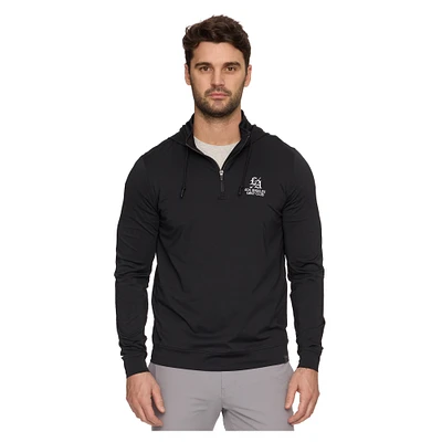 Men's Flag & Anthem  Black Los Angeles Golf Club Performance Quarter-Zip Hoodie