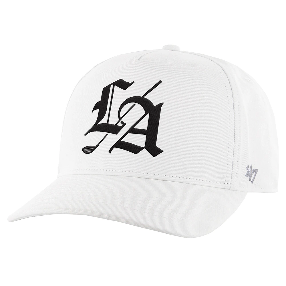 Casquette ajustable blanche TGL Los Angeles Golf Club Hitch pour homme '47