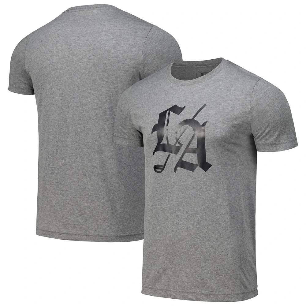 Men's Ahead Gray Los Angeles Golf Club Instant Classic Tri-Blend T-Shirt