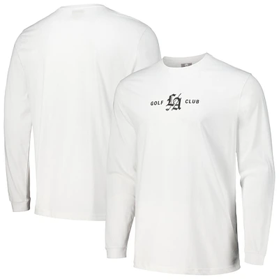 Men's Ahead White Los Angeles Golf Club Berkley Long Sleeve T-Shirt