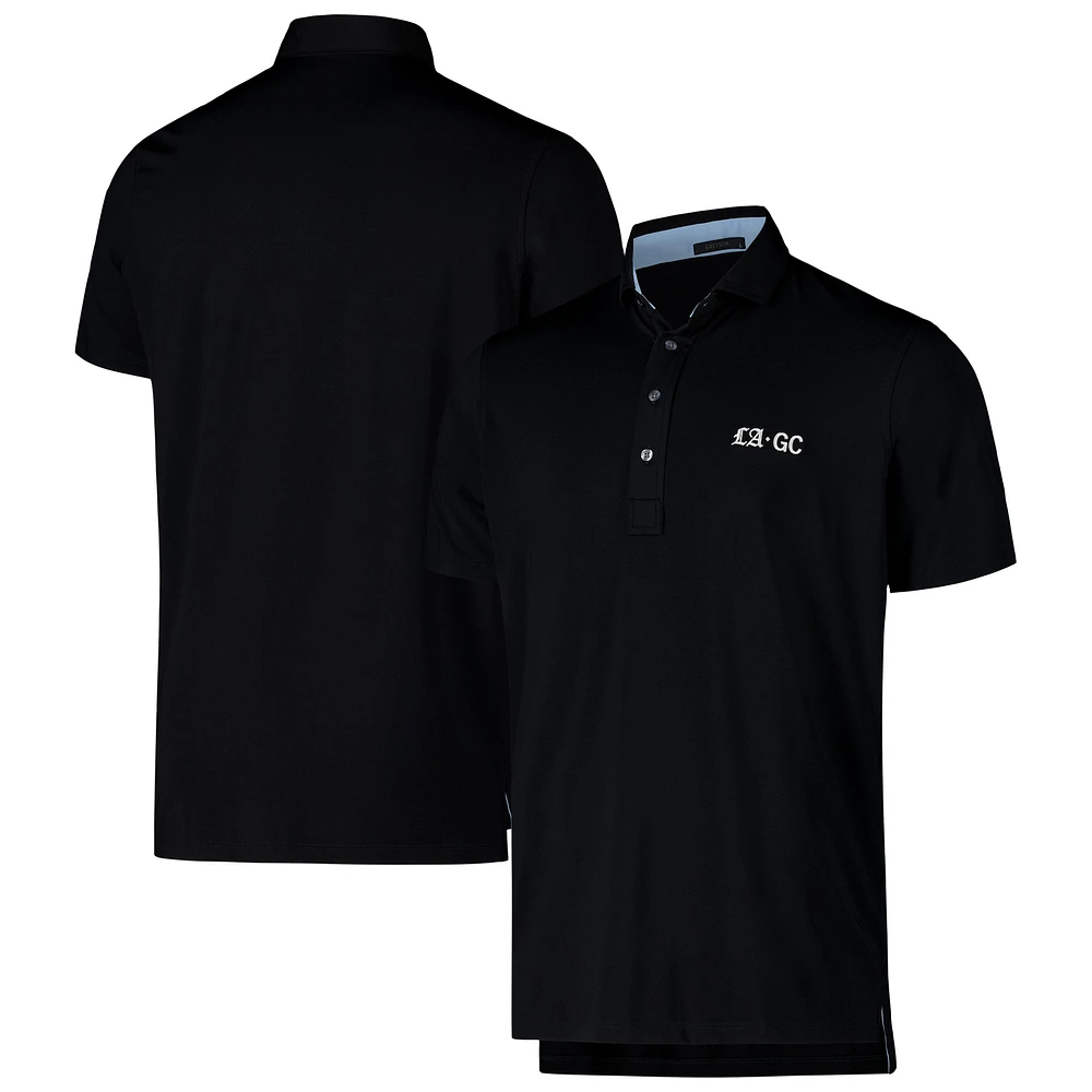 Men's Greyson Clothiers Black Los Angeles Golf Club Tala Polo