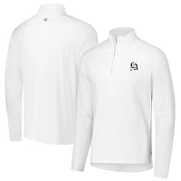 Men's johnnie-O White Los Angeles Golf Club Baird Performance Quarter-Zip Top