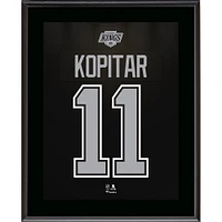 Plaque de joueur sublimée avec numéro de maillot Anze Kopitar Los Angeles Kings 10,5" x 13"