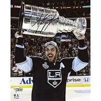 Anze Kopitar Los Angeles Kings Dédicacé 8" x 10" Raising Cup Photographie