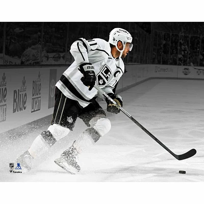 Photographie du maillot blanc non signé d'Anze Kopitar des Los Angeles Kings