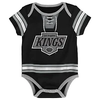 Infant Black Los Angeles Kings Hockey Jersey Bodysuit