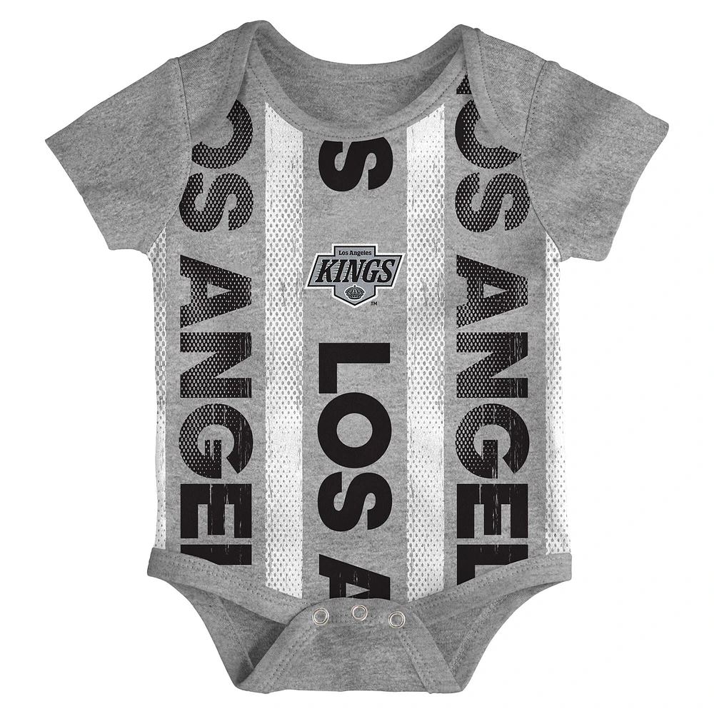 Infant Los Angeles Kings Loyal Buddies Three-Pack Bodysuit Set