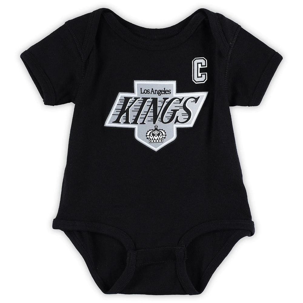 Body noir avec nom et numéro pour bébé Mitchell & Ness Wayne Gretzky des Kings de Los Angeles