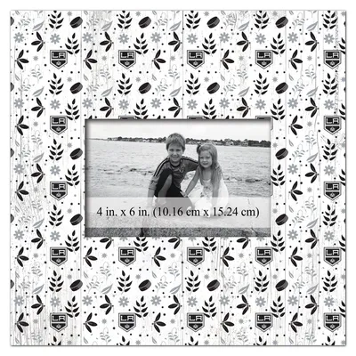 Los Angeles Kings 10'' x 10'' Floral Pattern Frame