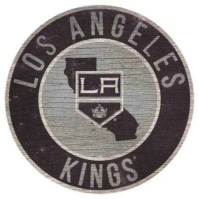 Los Angeles Kings 12'' State Circle Sign