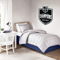 Los Angeles Kings 2-Time Stanley Cup Champions - 16'' x 22'' Repositionable Shield Decal