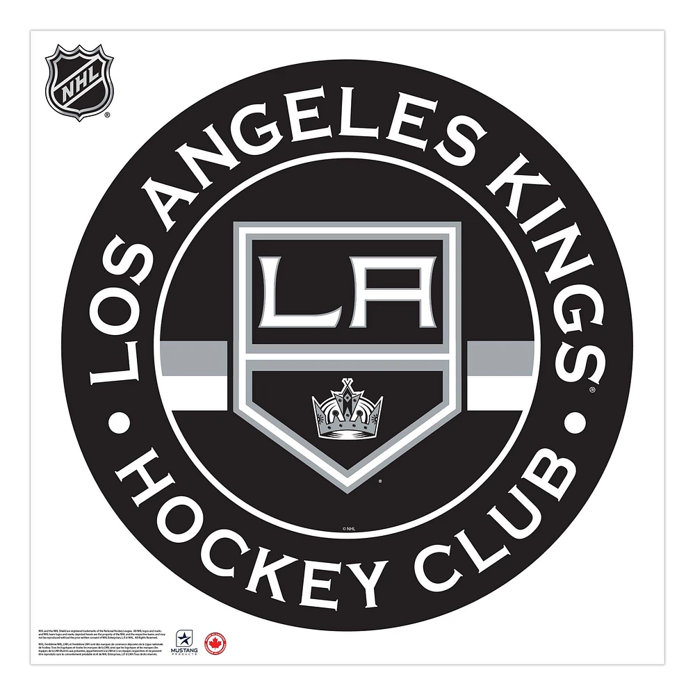 Los Angeles Kings - 36'' x 36'' Team Repositional Stripe Design Vinyl Wall Decal