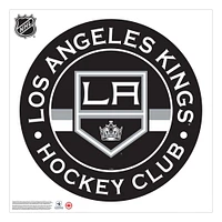 Los Angeles Kings - 36'' x 36'' Team Repositional Stripe Design Vinyl Wall Decal