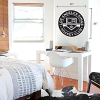 Los Angeles Kings - 36'' x 36'' Team Repositional Stripe Design Vinyl Wall Decal