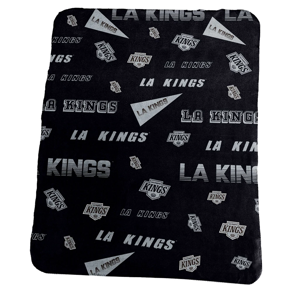 Couverture polaire classique 50" x 60" des Kings de Los Angeles