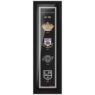 Los Angeles Kings - 6'' x 22'' Team Heritage Framed Artwork
