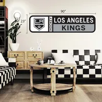 Los Angeles Kings - 90'' x 23'' Sticker mural repositionnable avec logo d'équipe