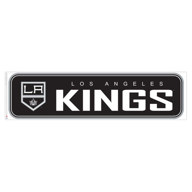 Los Angeles Kings - 90 `` x 23 '' décalcomanie murale de conception longue de repositionnement d'équipe