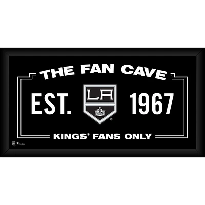 Los Angeles Kings Framed 10" x 20" Fan Cave Collage